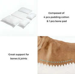 Anti anxiety large dog sofa bed padding layers shown for bones and joints support