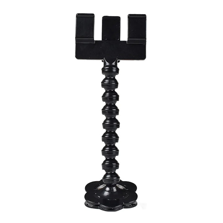 Adjustable dog selfie stick in black, designed for capturing perfect pet photos with ease.