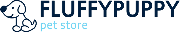 FluffyPuppy Pet Store logo - quality pet supplies for dogs and cats