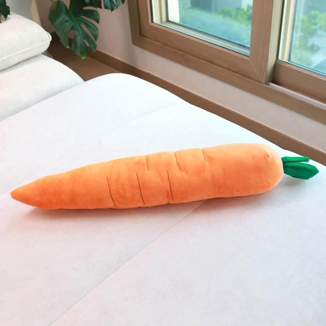 Giant Calming Carrot Dog Toy