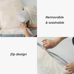 Car bag for pets with removable washable cushion and zip design.