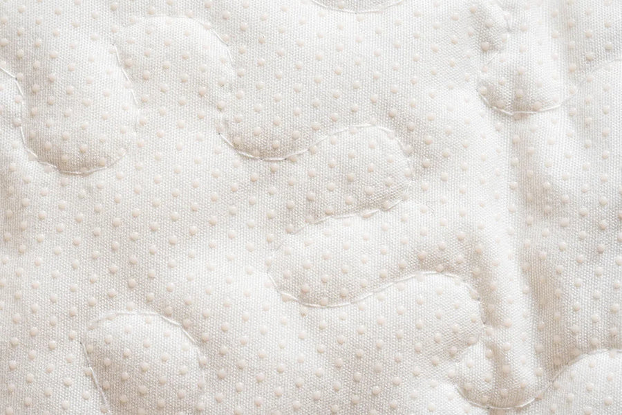 Close-up of a anti slip bottom in plush chenille sofa cover, designed for comfort and durability for pets.