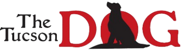 The Tucson Dog logo featuring a sitting dog silhouette
